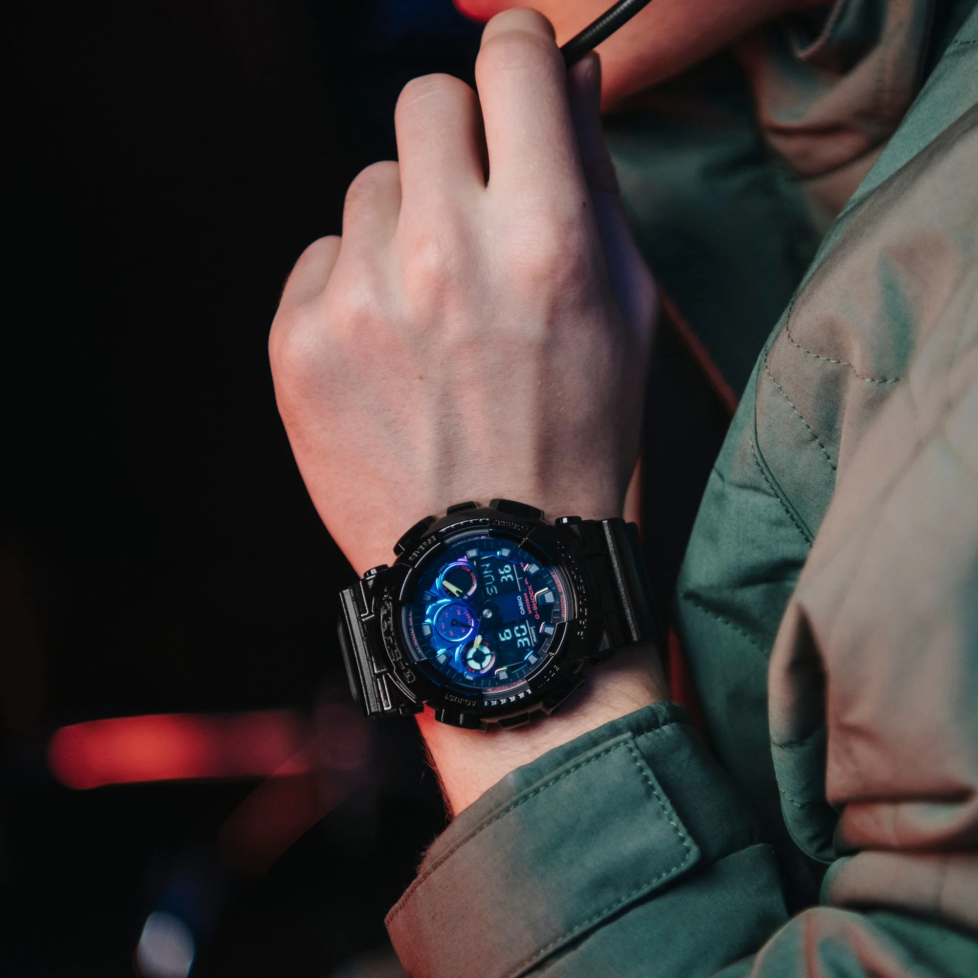 G-SHOCK GA-100RGB-1AER 3 G-SHOCK GA-100RGB-1AER - Preciosa Albania