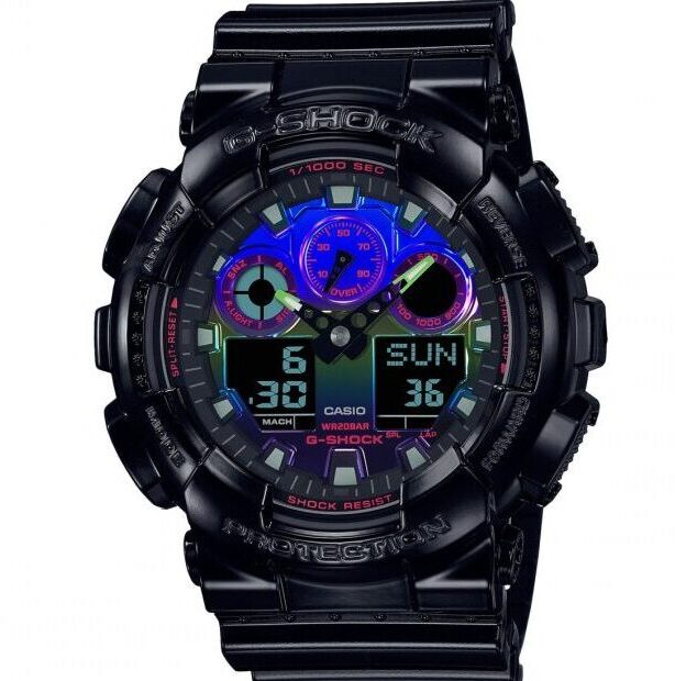 G-SHOCK GA-100RGB-1AER 1 G-SHOCK GA-100RGB-1AER